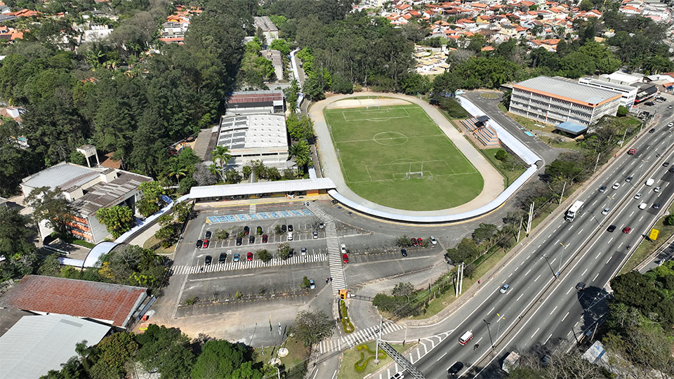 Unidade Granja Vianna: vista área da unidade